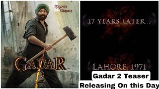 Gadar 2 Movie Teaser Officially Releasing On This Day, Featuring Superstar Sunny Deol, Ameesha Patel