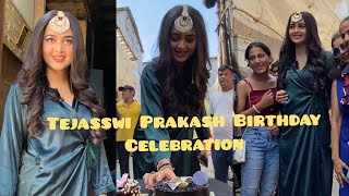 Tejasswi Prakash Birthday Celebration In Queen Style By Fans On Set Of Naagin 6