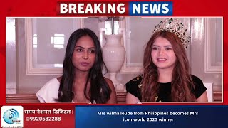 Mrs wilma loude from Philippines becomes Mrs icon world 2023 winner