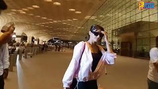 Nora Fatehi Spotted At International Airport