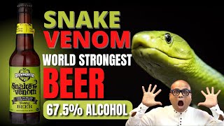 Snake Venom Beer Review in Hindi | 67.5% Alcohol | दुनिया की सबसे Strong बीयर | Cocktails India