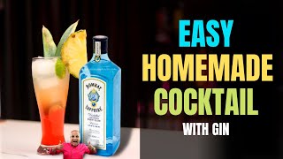 Homemade Cocktail With Gin | @Cocktailsindia | Easy Gin Cocktail | Dada Bartender | Gin | MTSR