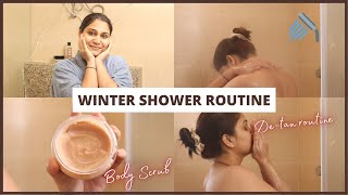 My Winter Shower Routine for De-Tanned & Moisturized Skin | Affordable & Refreshing