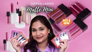 NEW LAUNCH - CNL Matte Mini Lipsticks Set of 3 - Everything you need to know !! #cuffsnlashes