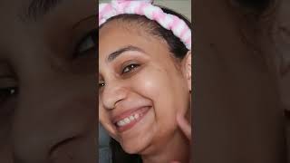 Shaving my face for Facial Hair Removal !  Painless facial hair removal for women #shorts