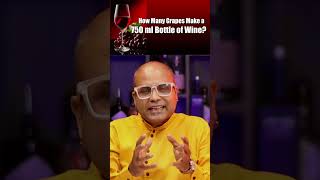 How Many Grapes Make a 750 ml Bottle of Wine? | #shorts | @Cocktailsindia