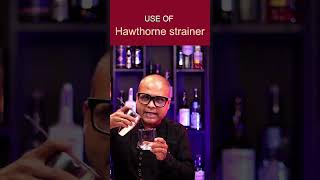 Learn The Use of Hawthorne Strainer | #shorts | @Cocktailsindia
