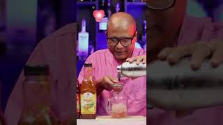 Pineapple and Strawberry Smash Cocktail | Old Monk Cocktail | #shorts | @Cocktailsindia