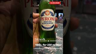 Italian Beer, Peroni, Price 480/- in Kolkata | #shorts
