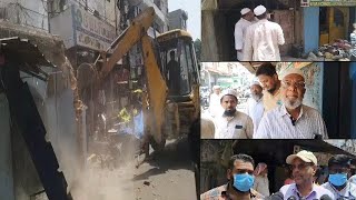 Panjeshah Old City Mein Laga Buldozer | Road Widening | Dhekiye Awaam Aur Officers Ne Kya Kaha | HYD