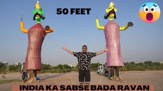 I made INDIA'S Biggest Ravan ????- CELEBRATING DUSSEHRA WITH 20,000 PEOPLE