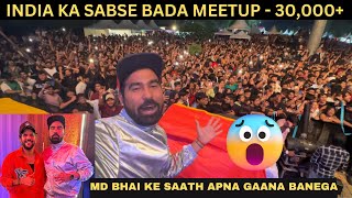 My crazy Meetup 30,000+ log in DELHI GRUBFEST - HARYANVI SONG BANEGA With Singer *MD*
