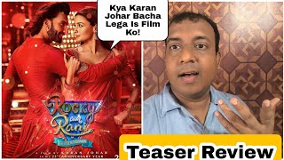 Rocky Aur Rani Kii Prem Kahaani Teaser Review By Surya, Ranveer Aur Alia Ko Kya Milengi Taliya