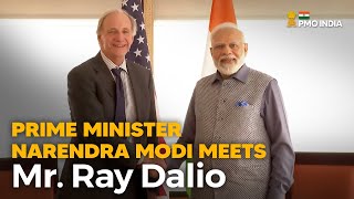 Prime Minister Narendra Modi meets Mr. Ray Dalio in New York