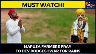 #MustWatch- Mapusa farmers pray to Dev Bodgeshwar for rains