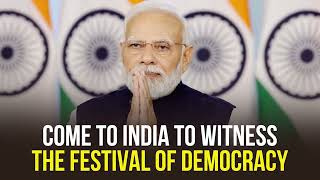 Visit the "Festival of Democracy' in the 'Mother of Democracy" | PM  Modi | General Elections 2024