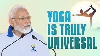 Yoga is truly universal! | PM Modi on International Yoga day