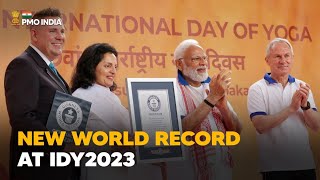 New World Record created at the International Yoga Day Celebrations at UN HQ, New York