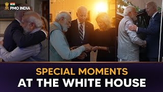 Special moments from PM Modi's warm welcome at the White House