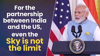 For the partnership between India and the US, even the Sky is not the limit