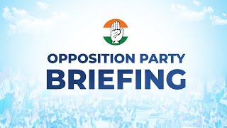 LIVE: Joint opposition briefing in Patna, Bihar.