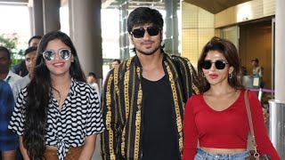 Nikhil Siddhartha & Cast Spotted At Mumbai Airport For His Film Spy Trailer Launch In Mumbai