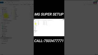 MG SUPER SETUP  -8/#short #shortvideo #viralshorts #viralvideo #youtubeshorts #moneygrowth