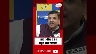 Sanjay Singh ने ED-CBI को बताया BJP का तोता! _ #shorts #shortvideo #viralvideo