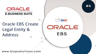 Oracle EBS Create Legal Entity & Address | Oracle Apps Tutorial | Oracle EBS Setup | Oracle EBS BISP