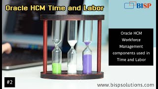 Oracle HCM Workforce Management components used in Time and Labor | Oracle HCM Time and Labor BISP