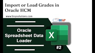 Import or Load Grades in Oracle HCM | Oracle Fusion HCM Loading Grades | HCM Spreadsheet Loader
