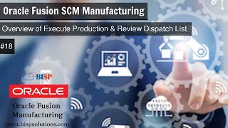 Oracle Fusion SCM Manufacturing Overview of Execute Production & Review Dispatch List | Oracle SCM