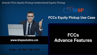 Oracle FCCs Equity Pickup Understand Equity Pickup | FCCs Equity Pickup Use Case | FCCs Consultants
