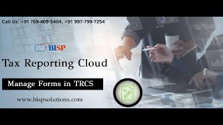 TRCS Manage Forms | Oracle Tax Reporting Cloud Service | Oracle TRCS Tutorial | TRCS Implementation
