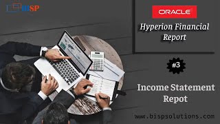 Oracle HFR Income Statement Report | HFR P&L | Oracle Web Reporting Studio | HFR BISP | Oracle HFR