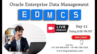 Webinar of (EDMCS) Oracle Enterprise Data Management