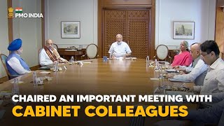 PM Narendra Modi chaired an important meeting on his return from US & Egypt tour l PMO