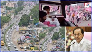 600 Cars Ka CM KCR KA Convey | Dhekiye Ye Manzar Hyderabad Se Maharashtra | SACH NEWS |