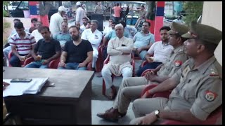 सहारनपुर में कावड और ईद को लेकर बैठको का दौर जारी