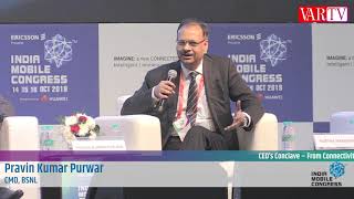 Pravin Kumar Purwar - CMD, Bharat Sanchar Nigam Ltd at India Mobile Congress 2019