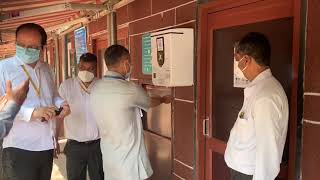 Rashtrapati Bhawan, PMO, Supreme Court install DRDO's automatic mist based sanitizer dispensing unit