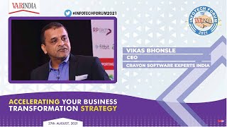 Vikas Bhonsle, CEO, Crayon Software Experts India at 19th Infotech Forum 2021