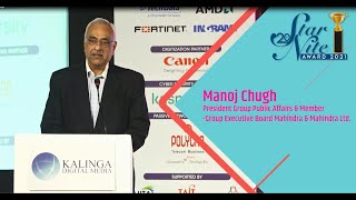 Manoj Chugh - President Group Public Affairs - Mahindra & Mahindra Ltd at 20th Star Nite Awards 2021