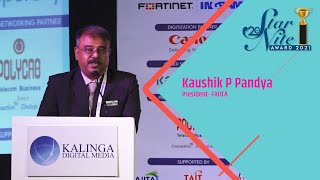 Mr. Kaushik P Pandya - President - FAIITA at 20th Star Nite Awards 2021