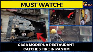 Casa Moderna Restaurant catches fire in Panjim. No casualties reported