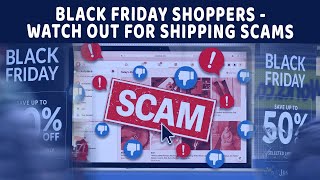 Black Friday Shoppers - watch out for Shipping Scams