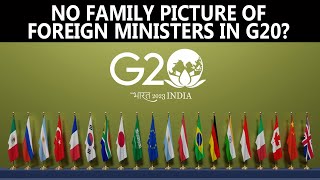 No family picture of foreign ministers in G20 ?