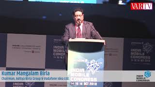Kumar Mangalam Birla, Chairman, Aditya Birla Group & Vodafone Idea Ltd at India Mobile Congress 2019