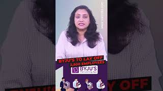 Byju’s to lay off 2,500 employees #shorts