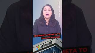 Microsoft and Meta to evacuate US offices #shorts